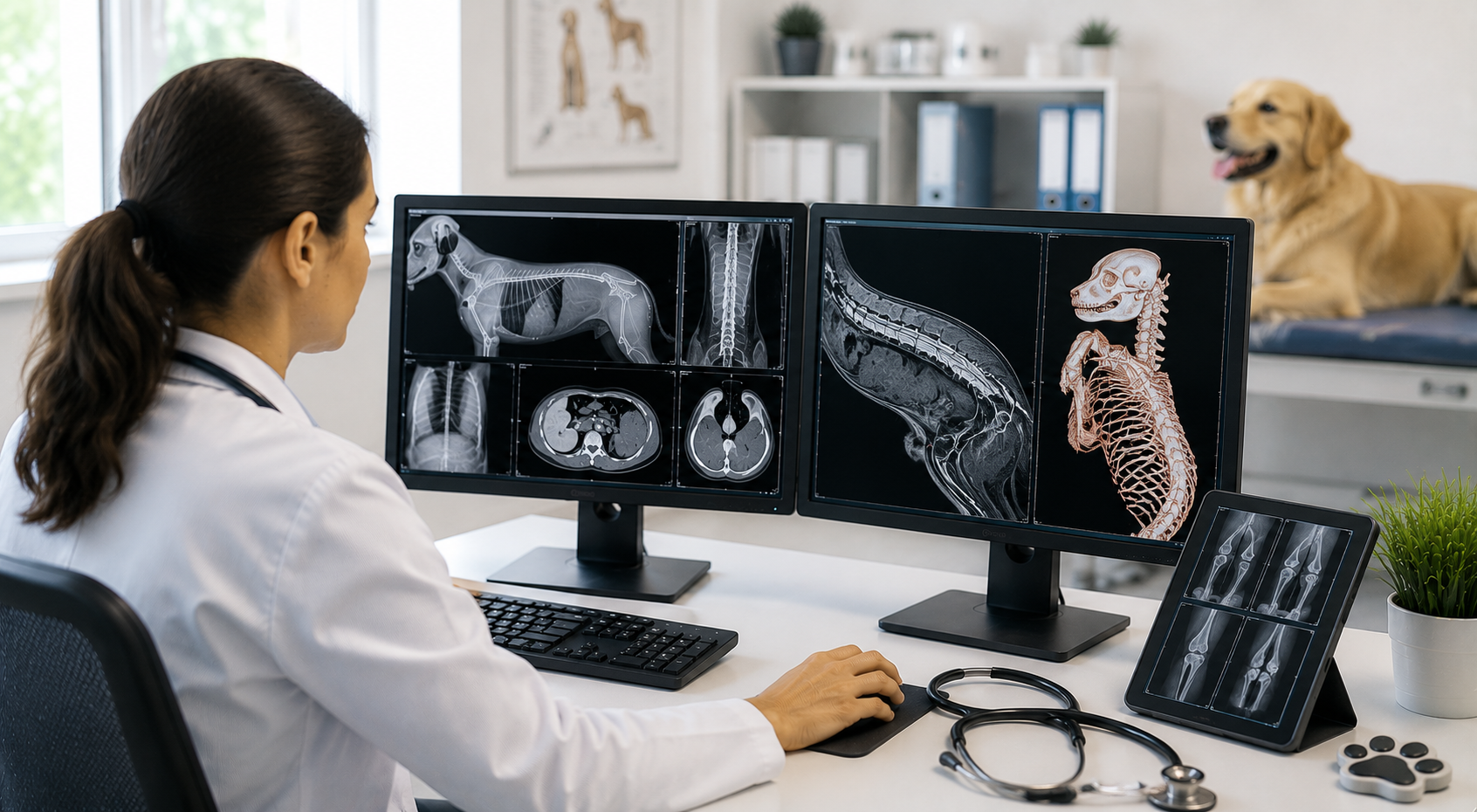 Pet(Animal) /Veterinary X-ray, CT, MRI Teleradiology Service